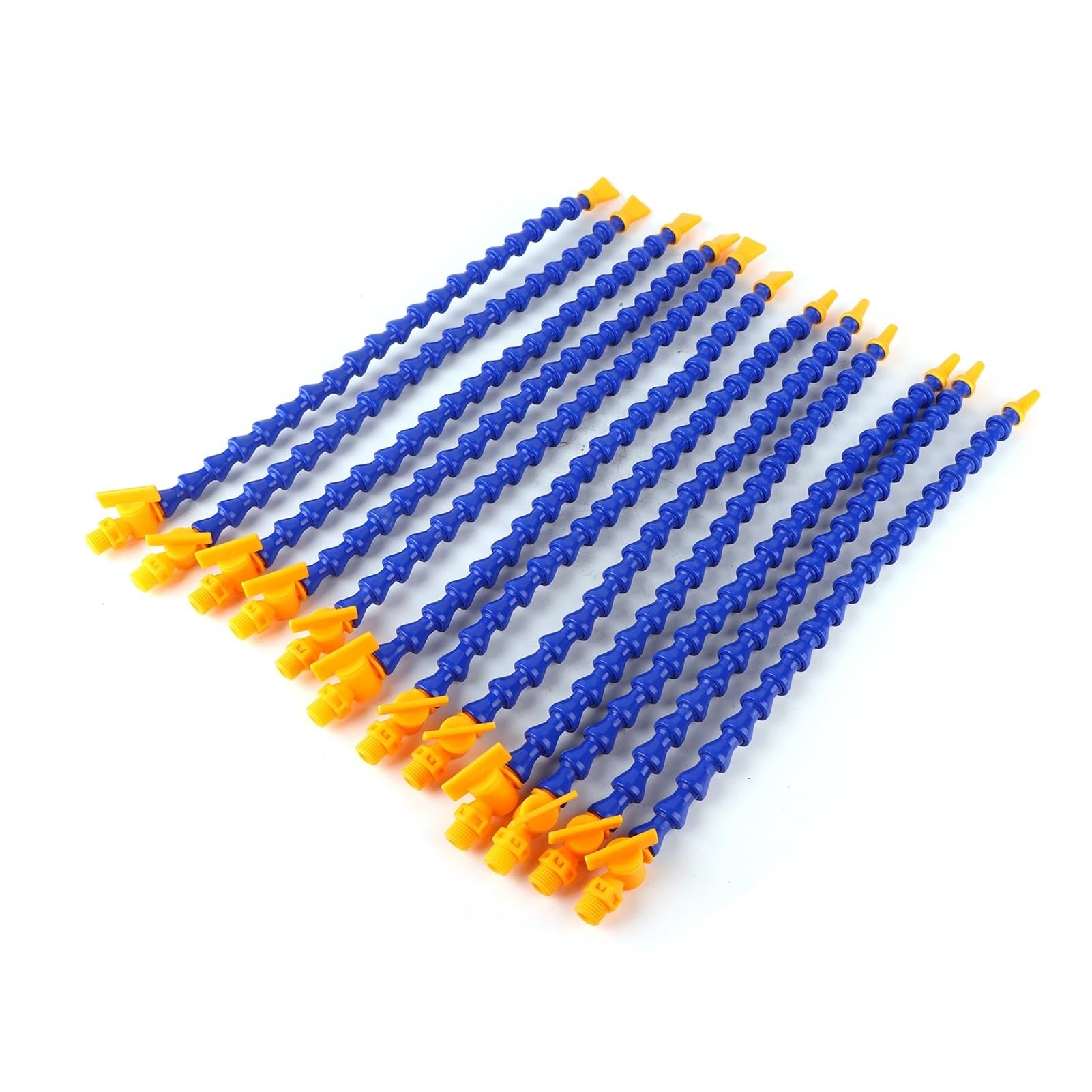 Flexible Kühlrohre aus Kunststoff CNC-Kühlmittelrohr flexibel, 2 Stück runde flache Nase Drehmaschine Wasserölschlauch Kühlrohr