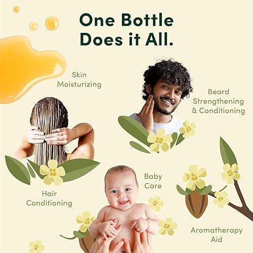 Miniatura 7 de HobaCare Aceite de jojoba orgánico a granel, 100% puro, sin hexano, aceite portador sin refinar para cuidado de la piel, barba, cabello, cara,