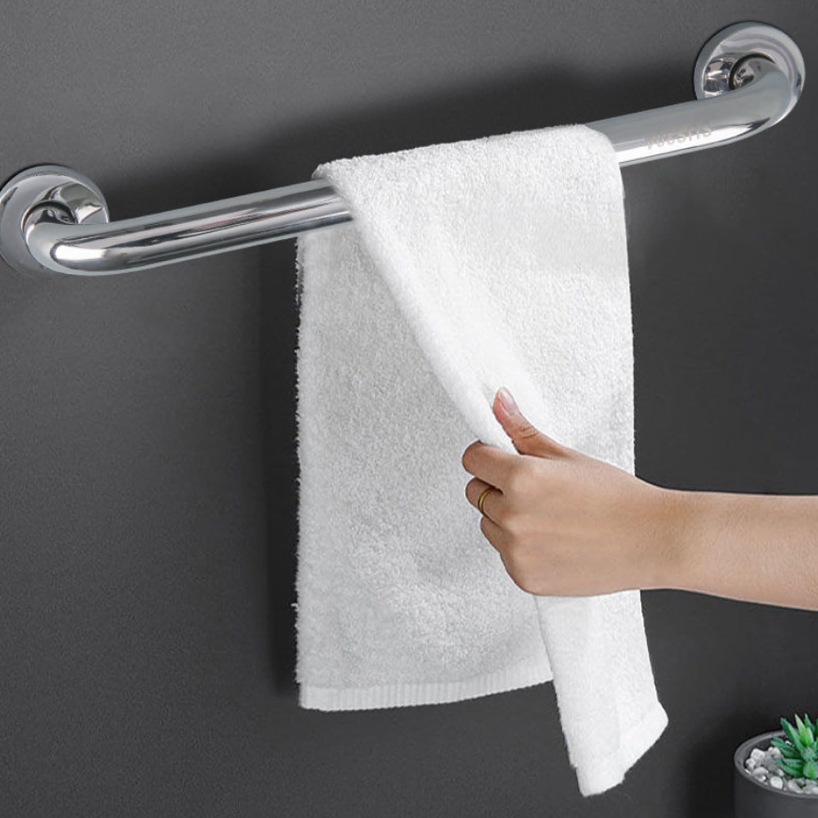 Barras De Apoyo para Ducha (paquete De 2), para Personas con Discapacidad, Ideales para Bañeras Y Duchas. Barras De Seguridad para Personas Mayores.(60cm)
