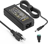 Vista 1 de Fuente de alimentación de 24 V 6 A, adaptador de 144 W, 100-240 V CA a 24 voltios 6 amperios DC fuente de alimentación con conector de terminal LED