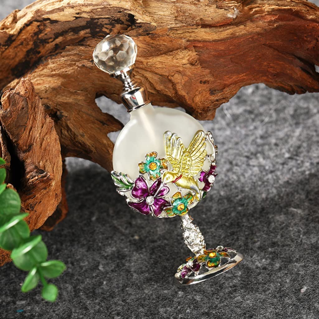 butelkę z perfumami, butelkę z mgłą 10 ml pusta butelka na perfumy Paw metalowa wkładka Pojemniki szklane na butelki wielokrotnego użytku s