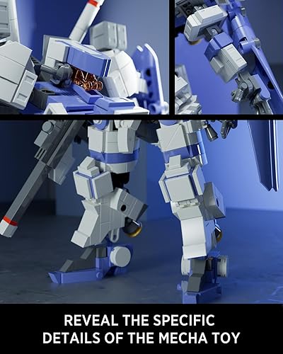 Miniatura 3 de Nifeliz Brinoac - Modelo de construcción de juguete, juego coleccionable de exhibición de Mecha para regalo para adultos (651 piezas)