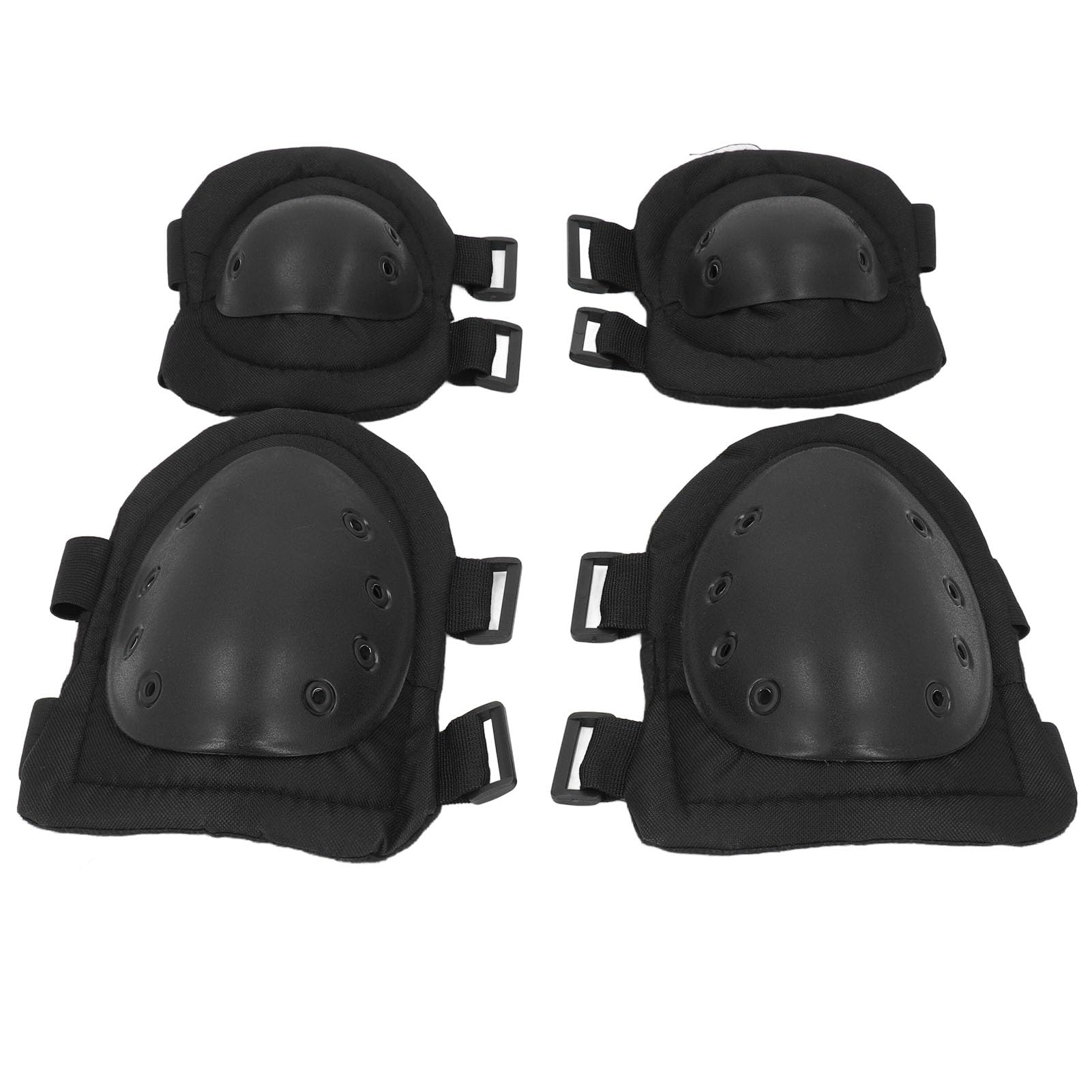 Professional Knee Elbow Protective Pads, Adjustable Tactical Knee Elbow Protective Pads Professional Gear Set for Engineering Maintenance, Kneepad