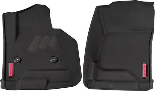 Miniatura 1 de BaseLayer Alfombrillas delanteras para SilveradoSierra (2014-2018), SilveradoSierra HD (2015-2019), Silverado LD (2019)  Tapetes impermeables de