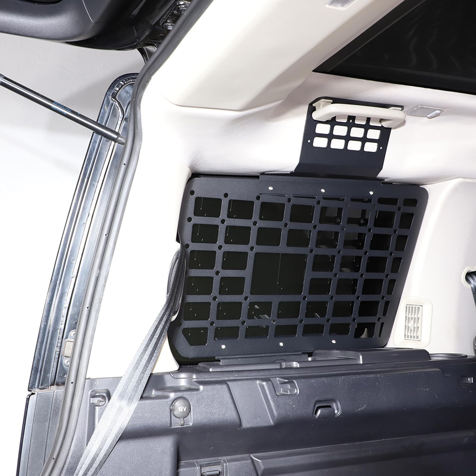 Set di montaggio per vano bagagli laterale in alluminio per Land Rover Discovery 3 & 4 (2004-2016), 3 pezzi (destra e sinistra), accessori per l'organizzazione del bagagliaio (sinistra)