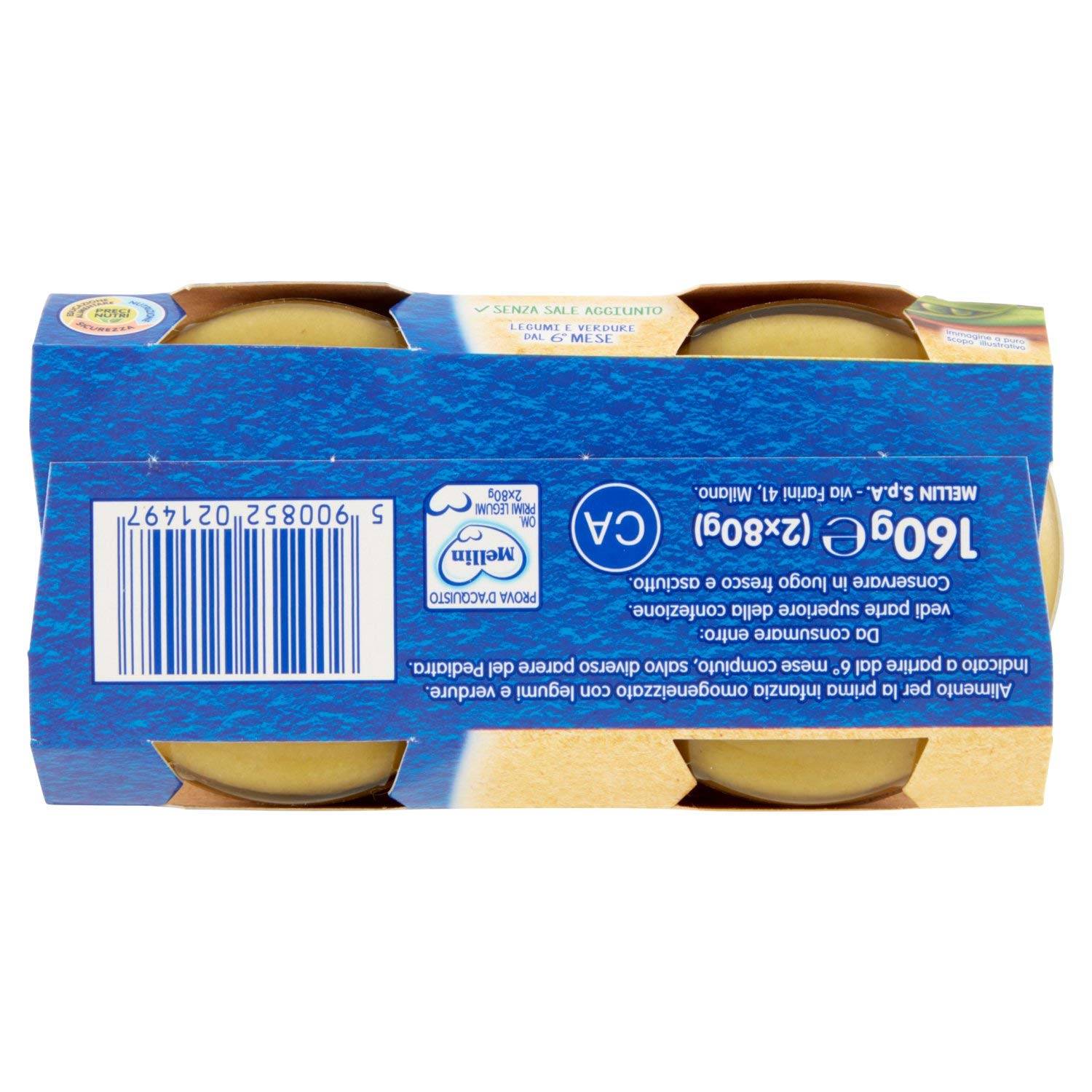 MELLIN OMOG PRIMI LEGUMI 2X80G