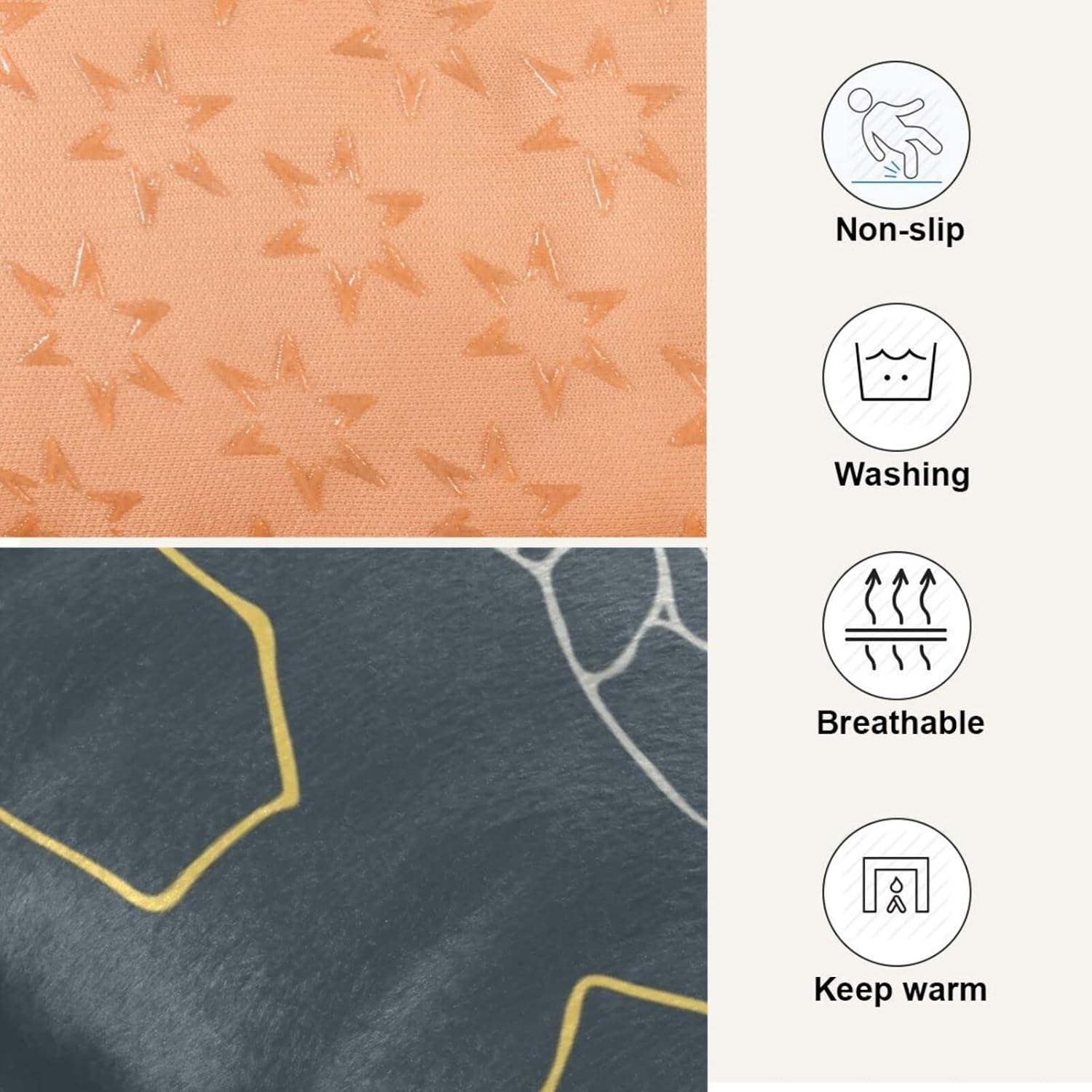 review Honeycomb Bee Dog Cat Bed Washable Crate Pet Bed Anti-Slip Rectangle Comfortable Kennel Pads for Indoor Small Medium Large Dogs, 18 x 24 Inch
