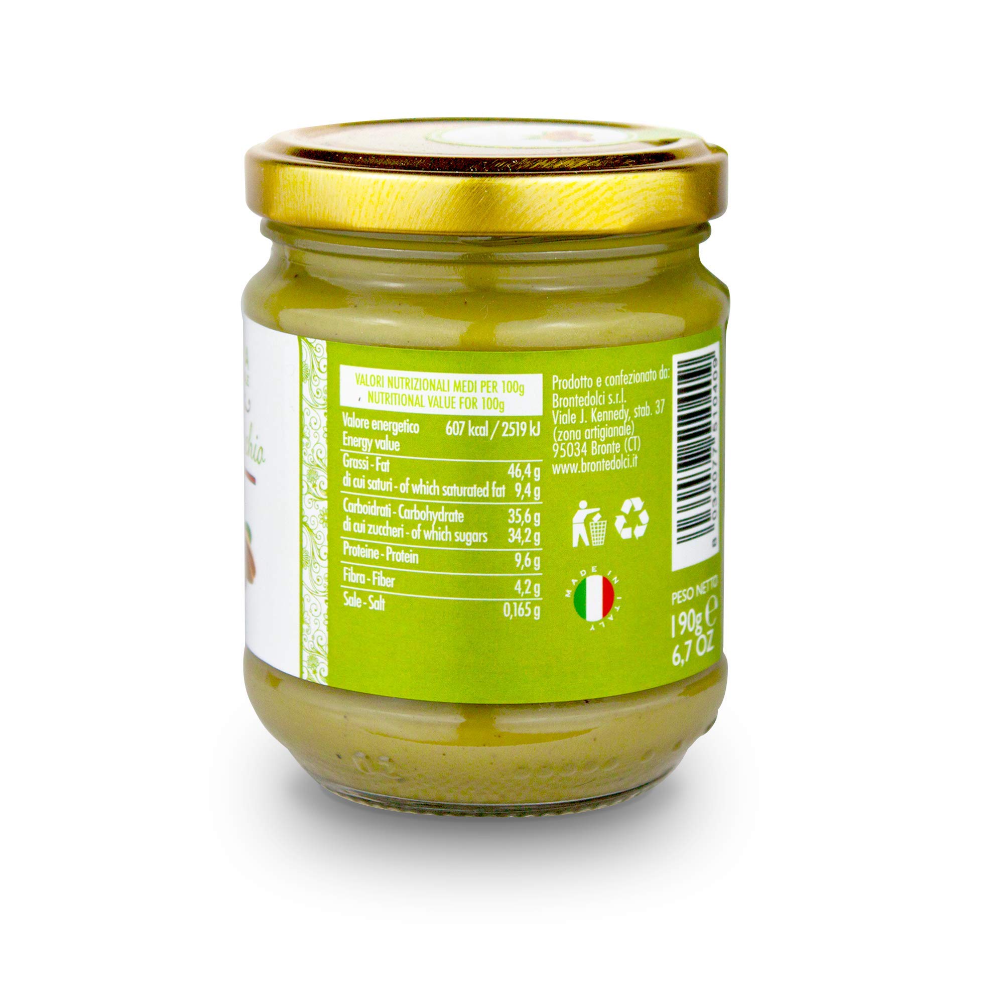 Buy Sweet Pistachio Nut Cream Spread 40 Pistachios 2 x 190 g