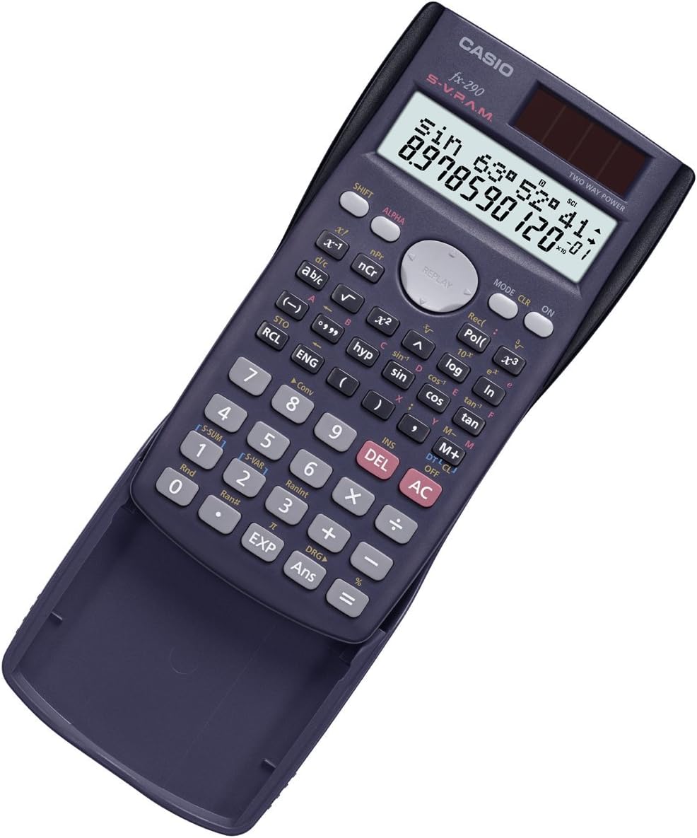 Amazon カシオ 関数電卓 2桁表示 199関数 10桁 Fx 290 N 関数電卓 文房具 オフィス用品