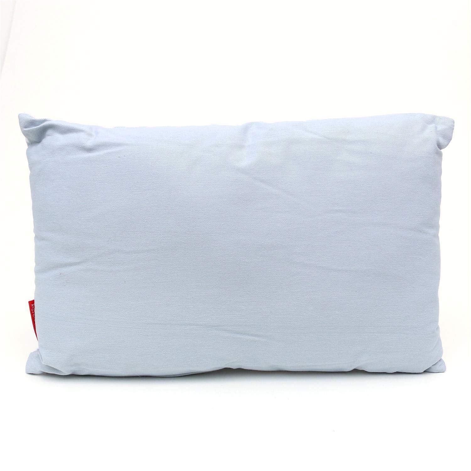Dekohelden24 Kuschelkissen „Winterschlaf“ – 40 X 13 X 23 Cm, Bezug 100% Baumwolle, Mit Eiskristall-Motiv