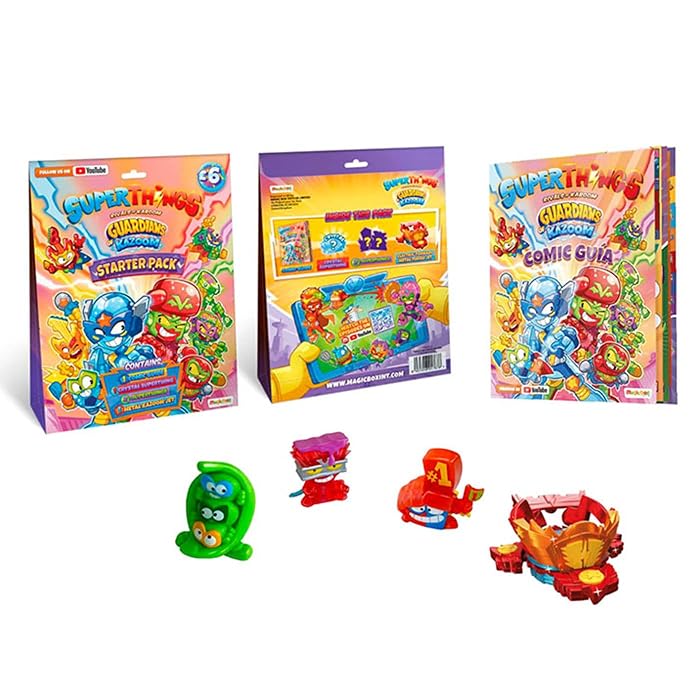 Buy Starter Pack SuperThings Guardians of Kazoom, Superzings Rivals of ...
