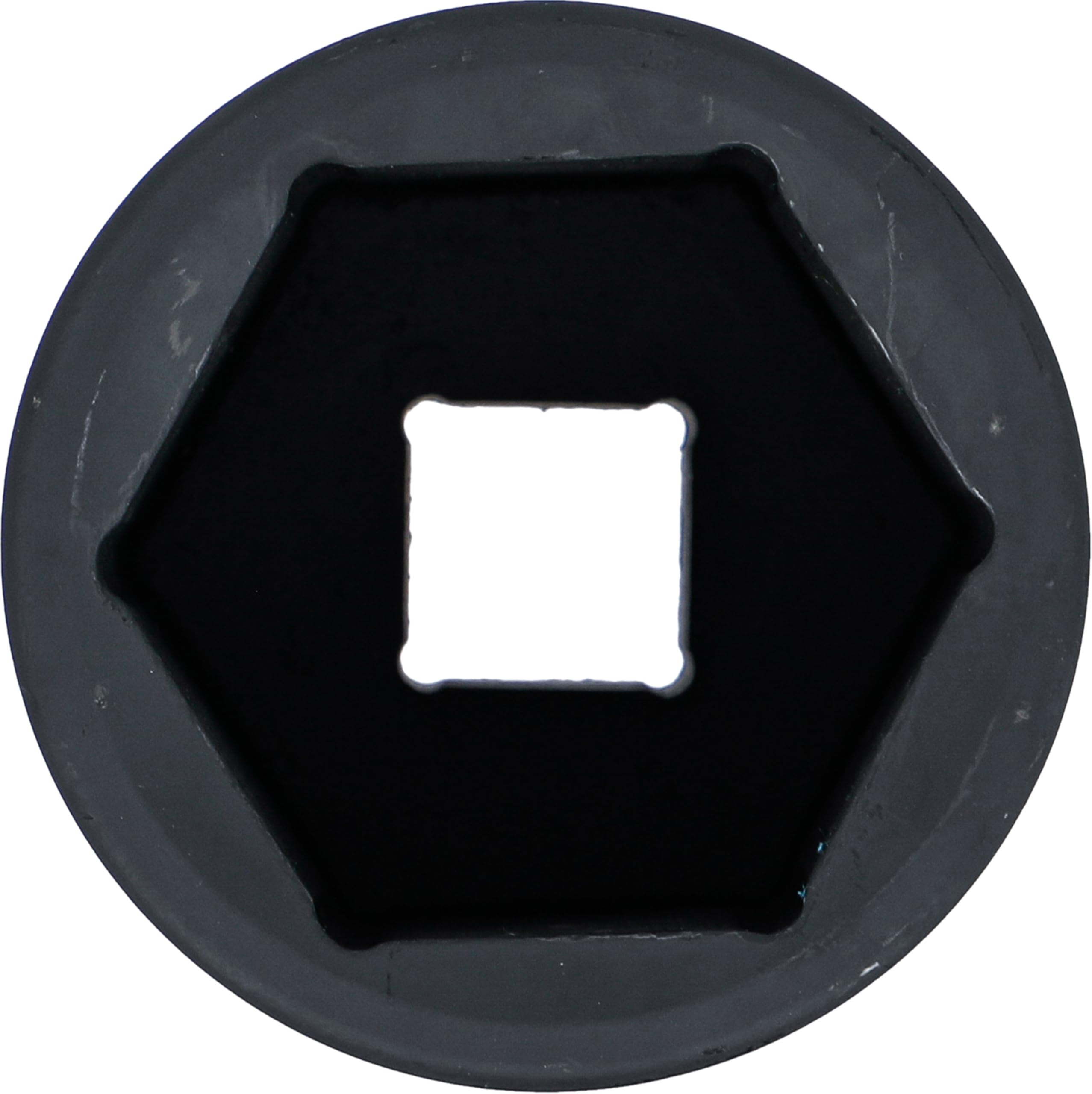 BGS 5500-65 | Kraft-Steckschlüssel-Einsatz Sechskant, tief | SW 65 mm | Antrieb Innenvierkant 25 mm (1") | Länge 115 mm | Chrom-Molybdän-Stahl | phosphatiert | Hand- und Schlagschrauberbetrieb
