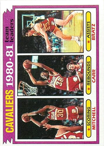Basketball NBA 1981-82 Topps #47 Mike Mitchell/Kenny Carr/Mike Bratz TL Cavaliers