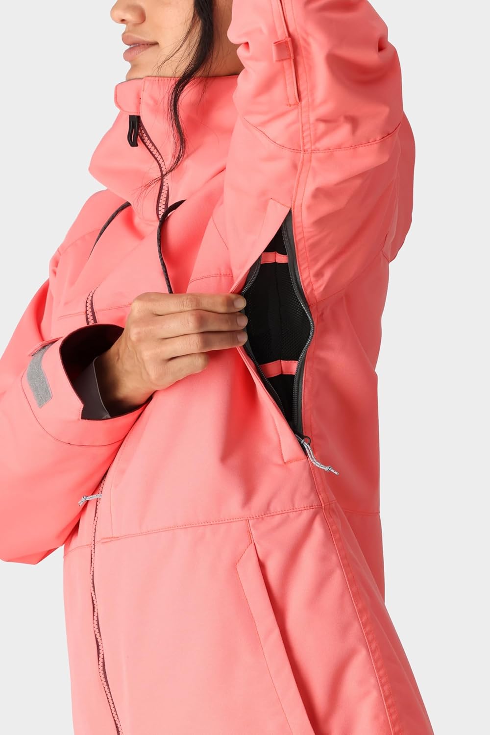 686 WOMENS ATHENA INSULATED JACKET WHITE CAMO COLORBLOCK