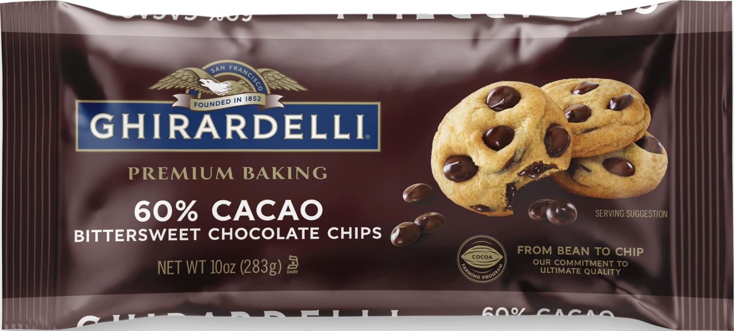 Chocolate Baking Chp 60% Cacao (Pack of 12)