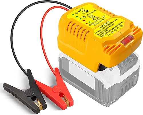 Miniatura 8 de Adaptador de arranque de puente para DeWalt 20V 60V batería cables de salto de coche, hasta 3.5L gasolina o 6.5L motores diésel, 12V portátil