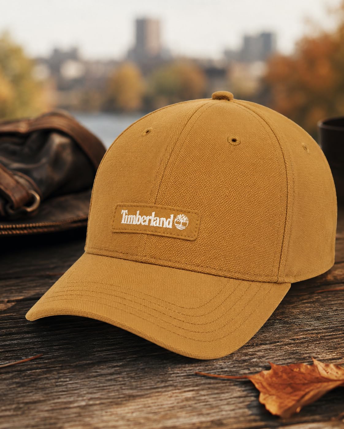 Timberland Casquette de baseball en maille jaune pour homme