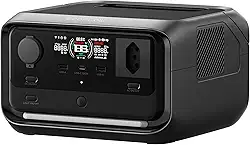 EF ECOFLOW Estação elétrica portátil RIVER 3 Plus, até 1200 W CA tomadas, < 10 MS UPS, < 30 dB silenciosa, bateria 127V BR