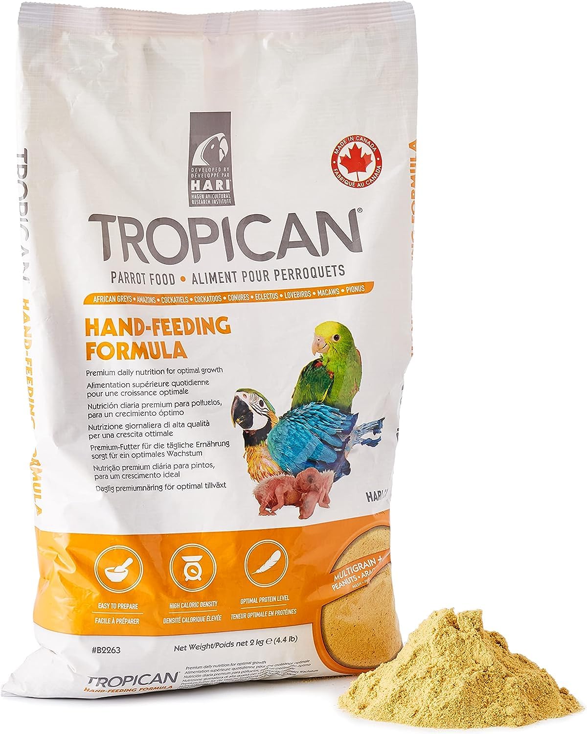 Tropican Hand-Feeding Formula - 2 kg (4.4 lb) (B0CGX3FDCM) Amazon Price History, Amazon Price Tracker