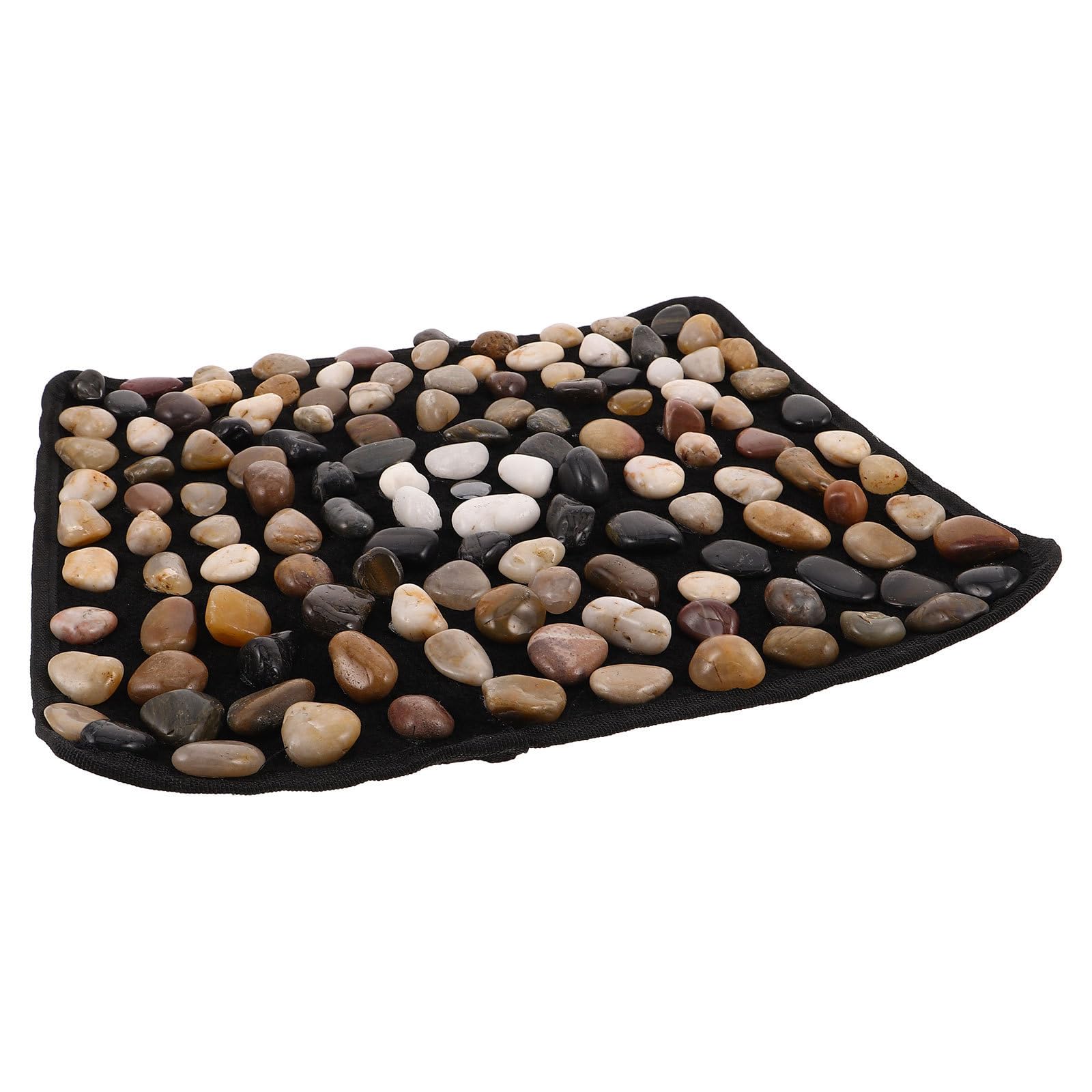 Guijarros Alfombrilla Antideslizante 40x40x2,5cm, para Bañera y Ducha