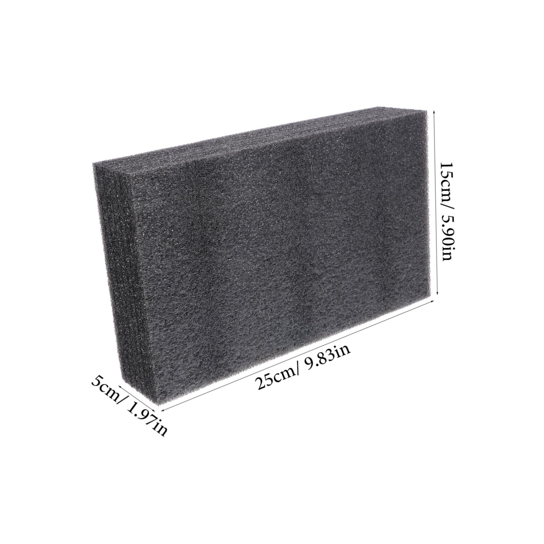 DOITOOL Black Foam Packing Inserts 4 Pack Foam Board Liners Easy to Mold Great for Daily Use