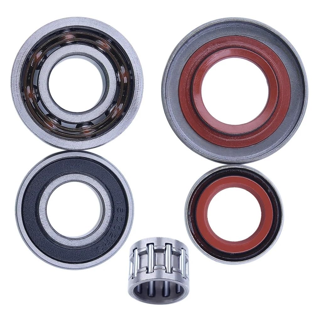 Kit de cojinetes de cigüeñal con retén de aceite for motosierra 026 MS260 Pro 024 MS240. Pieza de repuesto 95230034260