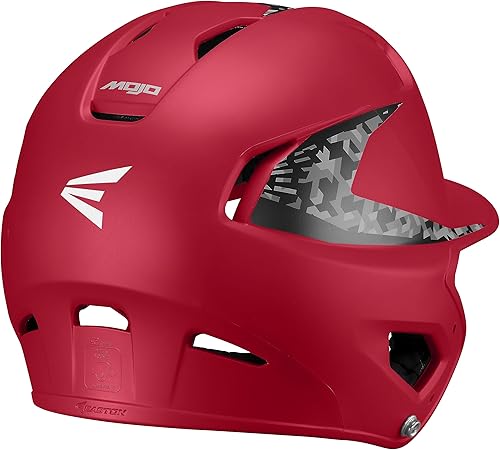 Vista 14 de Easton Casco de bateo de béisbol MOJO Tamaño JR/SR Mate Varios colores Negro - MOJO