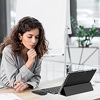 Vista 6 de Tablet de 10 pulgadas con teclado Tablet 2 en 1 Tableta Android 14 Tabletas Incluye estuche ratón lápiz capacitivo batería de 6000 mAh 8GB+64GB