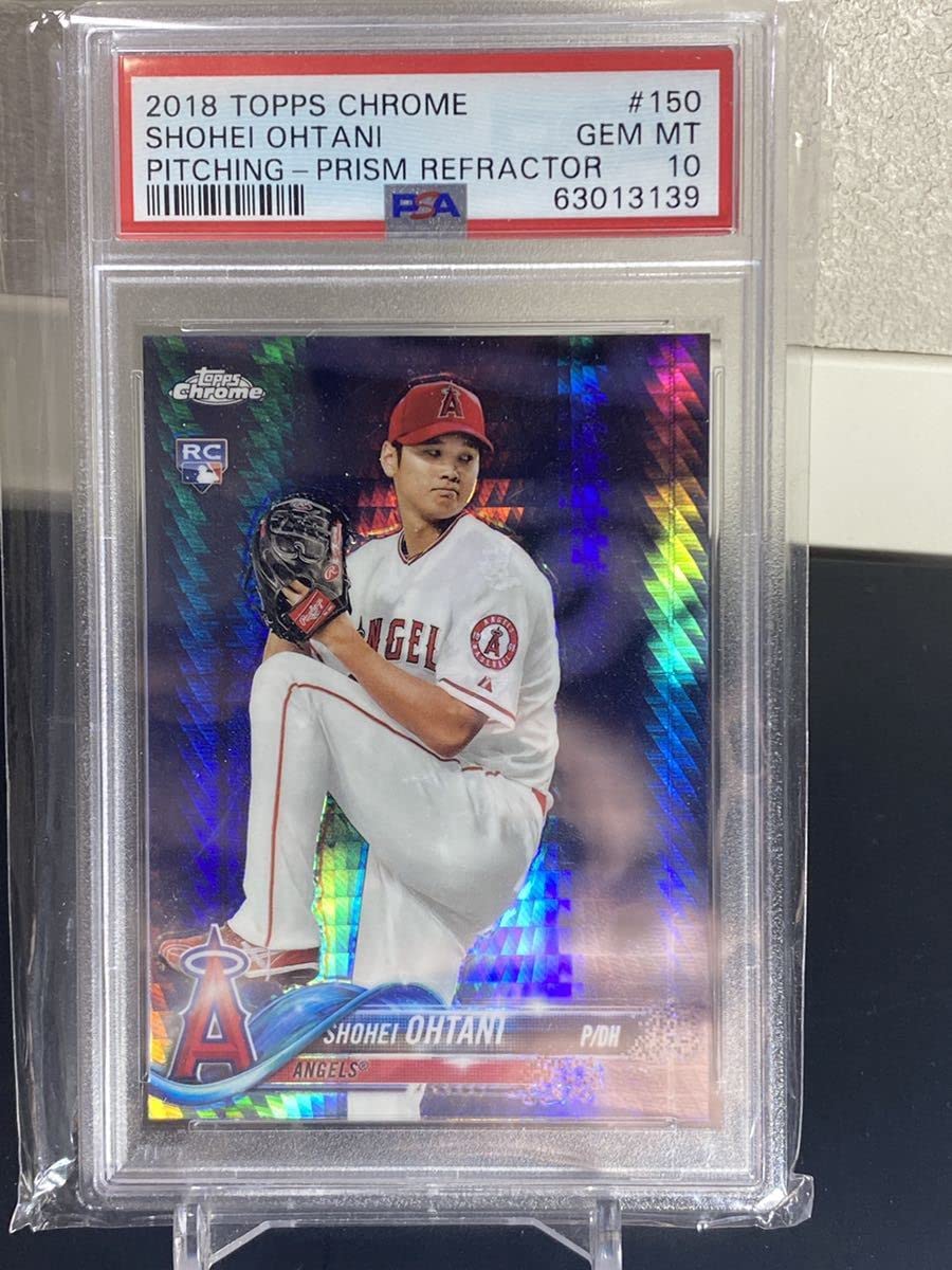 Amazon.co.jp: 【PSA10!】大谷翔平 Topps Chrome 2018プリズムリフ  