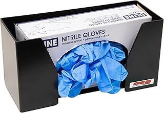 Extreme Max 5001.6658 Wall-Mount Aluminum Disposable Glove Box Holder for Race Trailer, Garage, Shop, Enclosed Trailer, Toy Hauler - Black