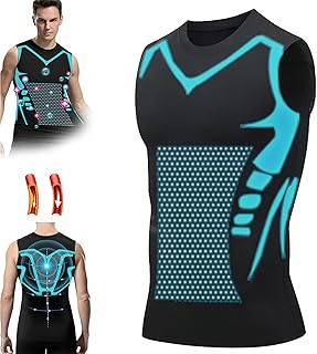 2023 New Version Ionic Shaping Sleeveless Shirt, Ionic Shaping Vest Men, Energetic Ionic Shaping Vest, Slimming Perfect Body