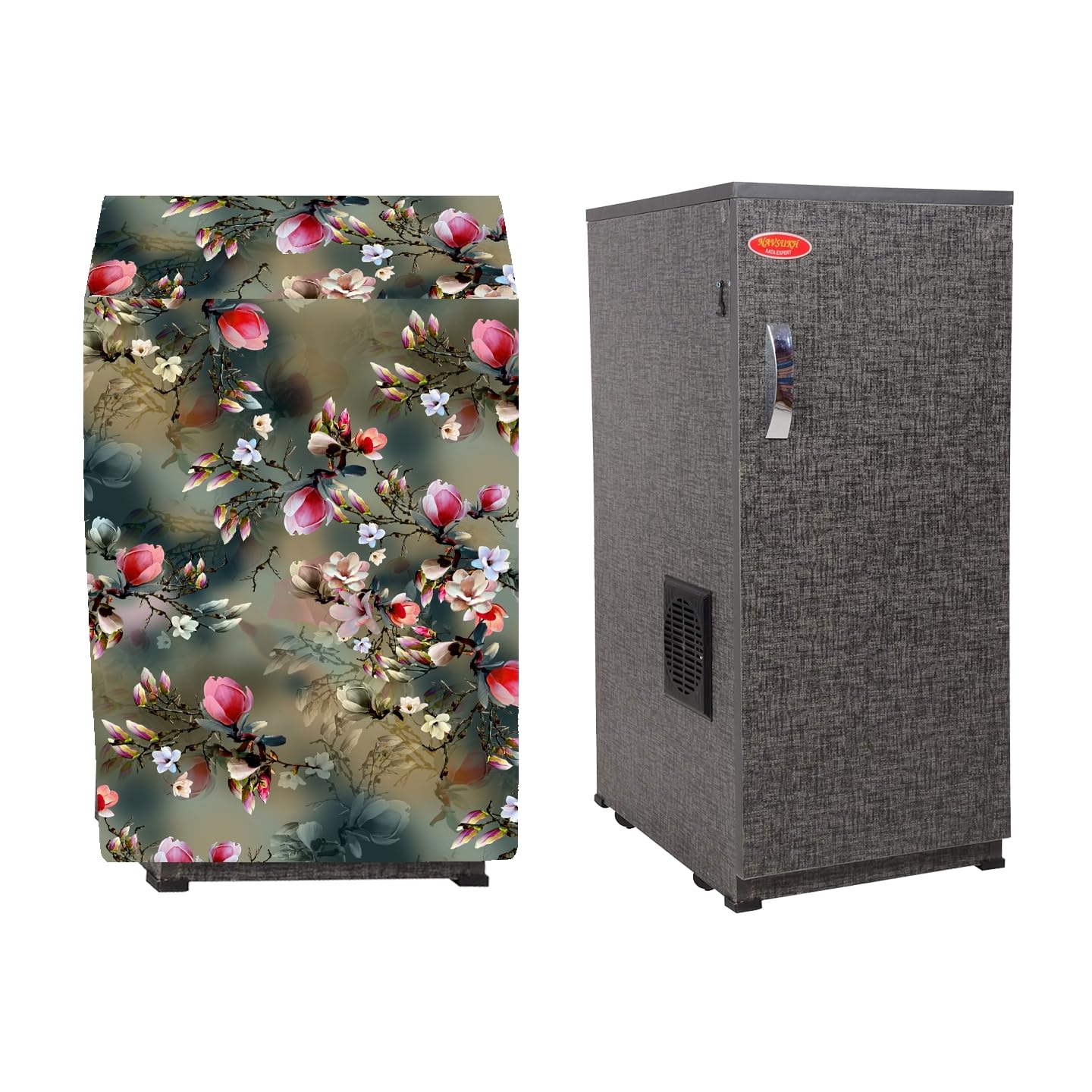 HomeStore-YEP Flour Mill Cover Universal Fitting for all types Aata Chaki/Aata Chakki Cover Dust Proof & Water Proof Color - Green Flower