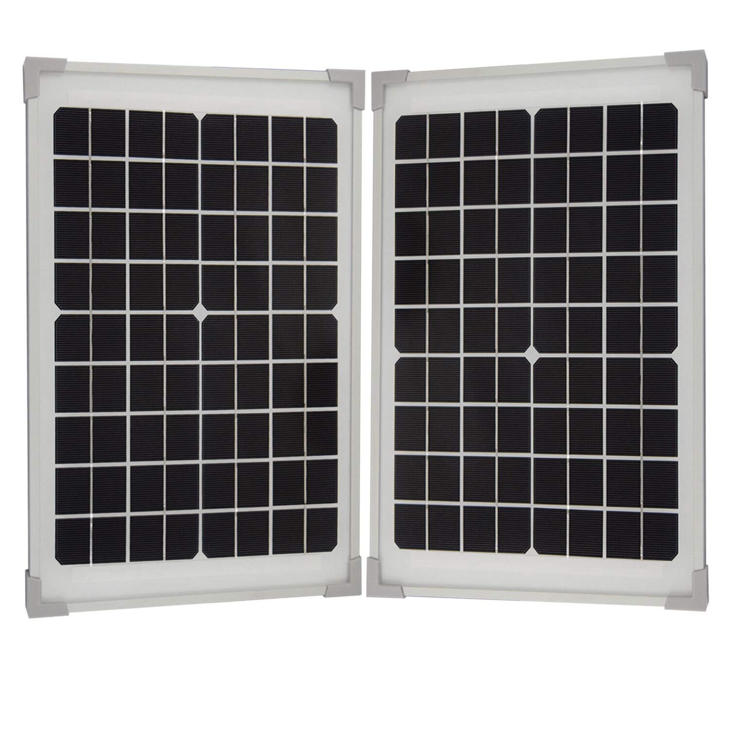 Agora-Tec® Solar Bachlauf - Pumpen - Set mit Akku und LED Licht AT-20W-BLH-V2.0_monokristallin