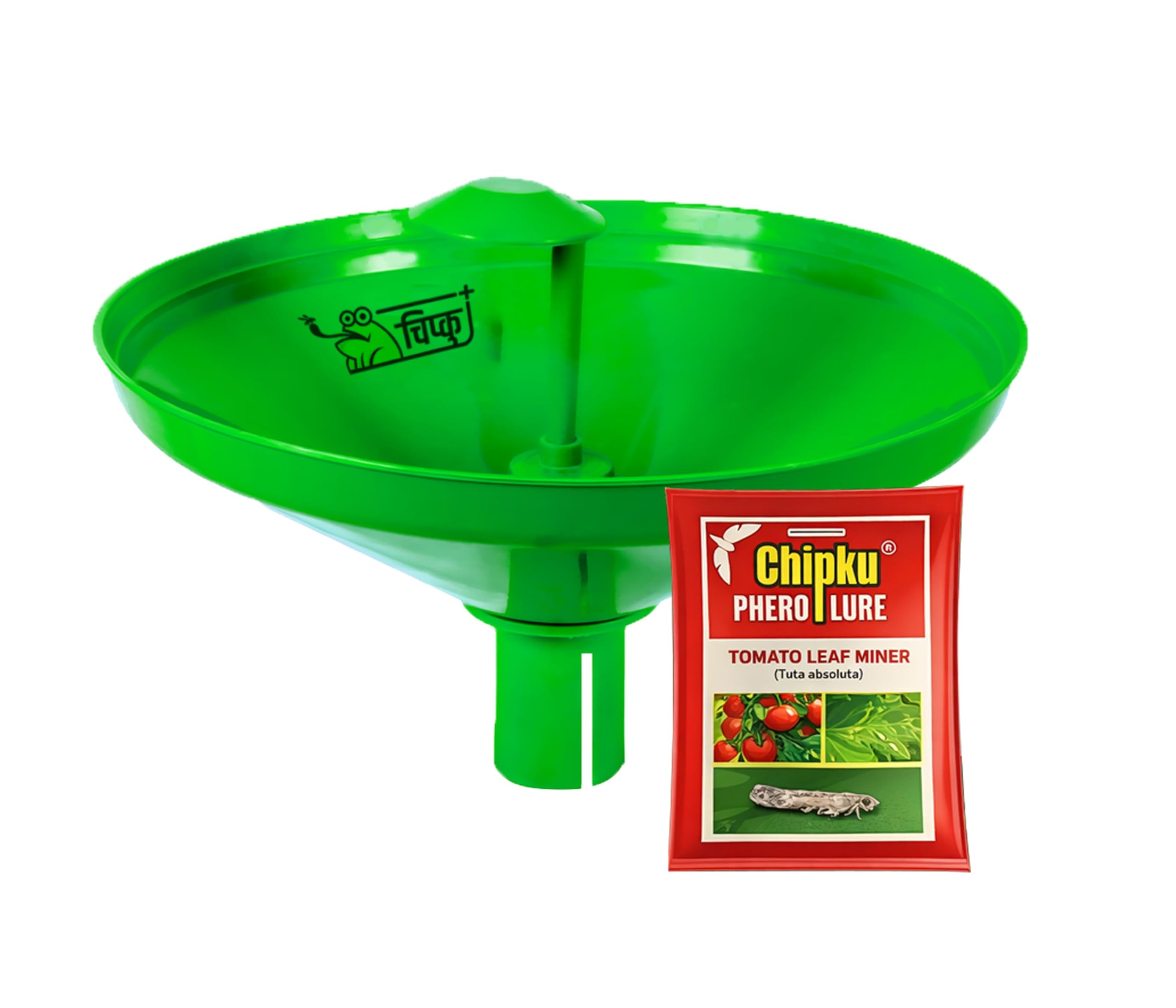 Chipku- Pheromone Water Trap with Lure Tuta Absoluta Lure for Catch Insect/Moth Tomato Leaf Minor (Tuta absoluta) (50)-image-2