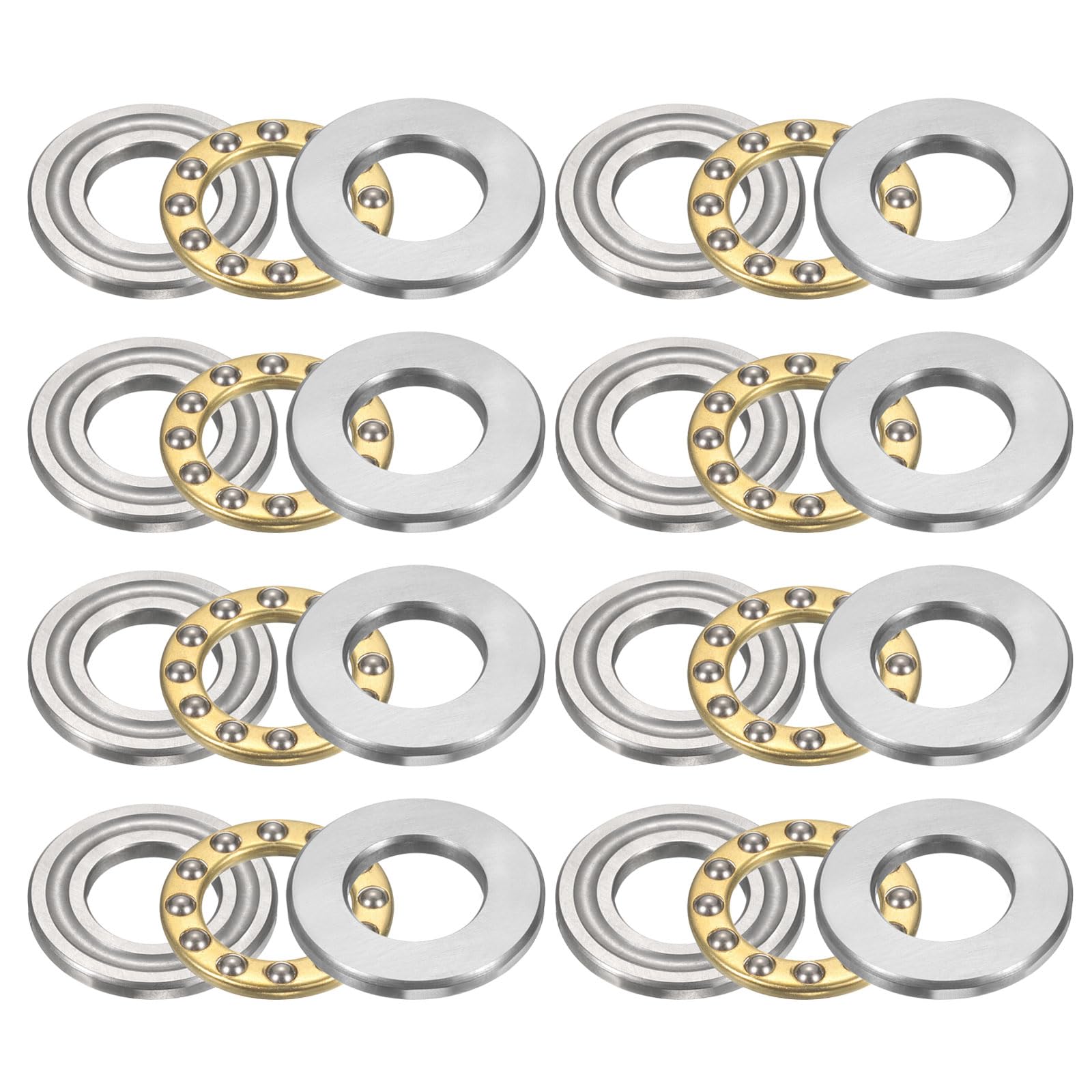 Miniature Thrust Ball Bearings - Chrome Steel, 8mm -9