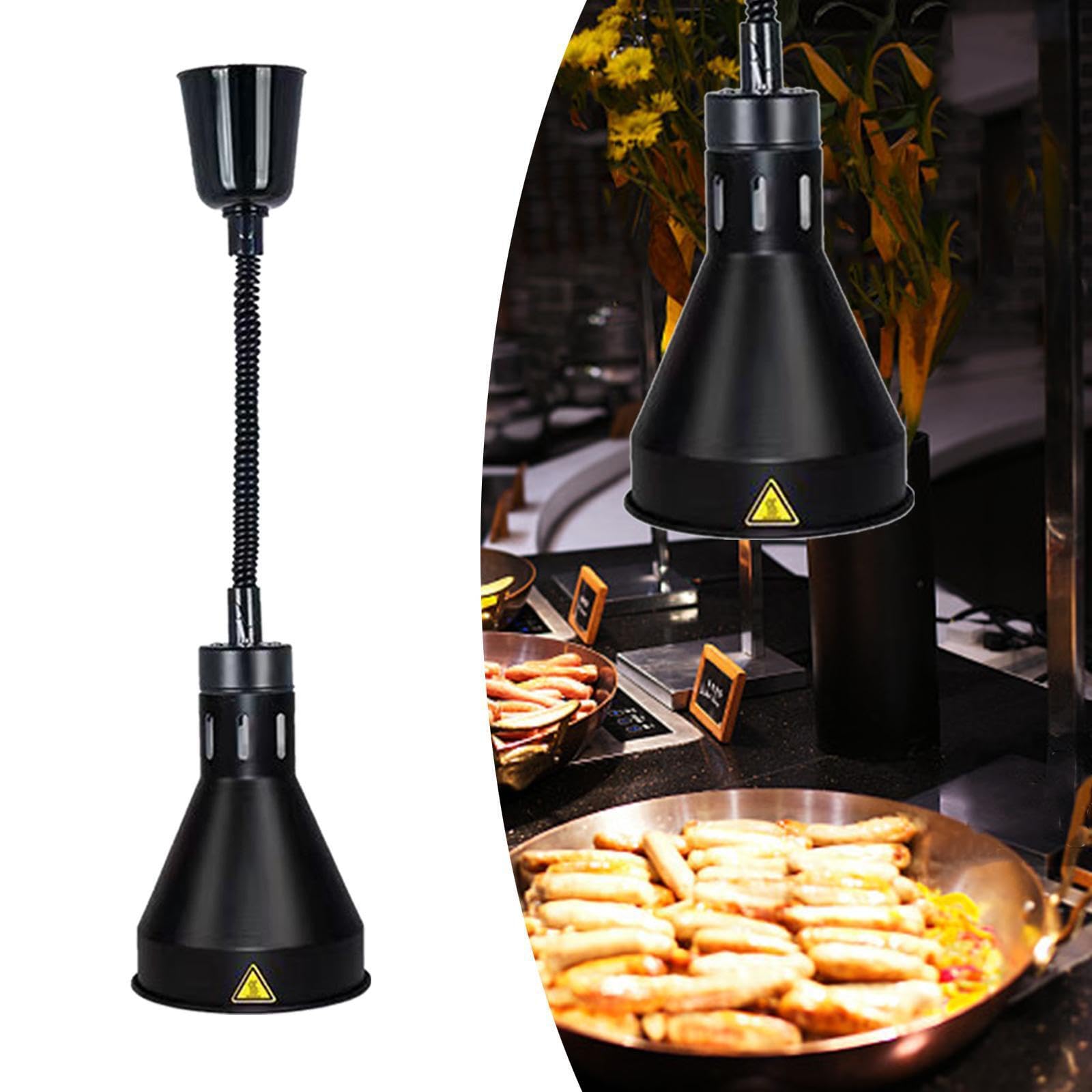 Lampada riscaldante telescopica per alimenti regolabile, lunga, per | buffet, mantiene i piatti caldi e pronti da servire. Lampada riscaldante per