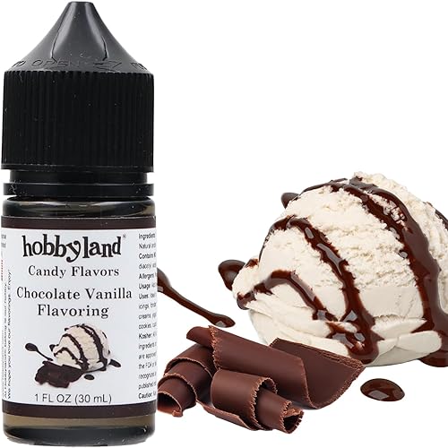 Hobbyland Sabores de caramelo (sabor a vainilla y chocolate, 1 onza líquida) Úselo como ingrediente en la preparación de alimentos y bebidas.