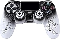 Vista 2 de RALAN Controller Skins for PS4,Fruit Silicone Controller Cover Skin Protector Compatible /PS4 Slim/PS4 Pro Controller with 2 Cute Thumb Grips Caps