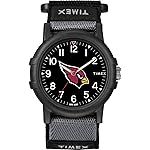 Timex NFL Recruit 38mm Watch - Arizona Cardinals with Black Fabric Strap