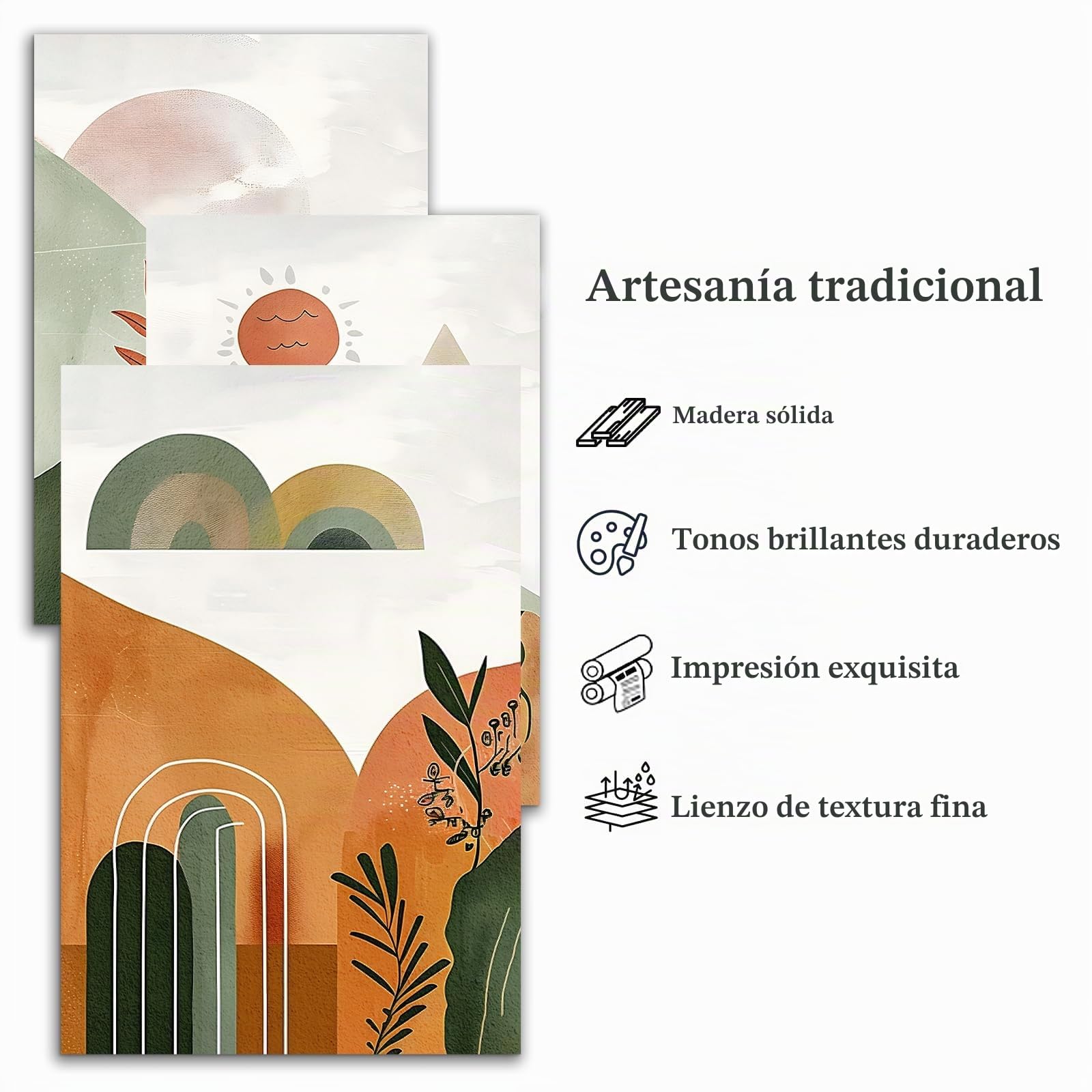 MHARTK66 Artística Spain Cuadros Decoracion Salon Moderno 50x70 cm | impresión hd detallada, fácil de colgar, instalación rápida, utilizable en distintos ambientes, una buena opción de regalo
