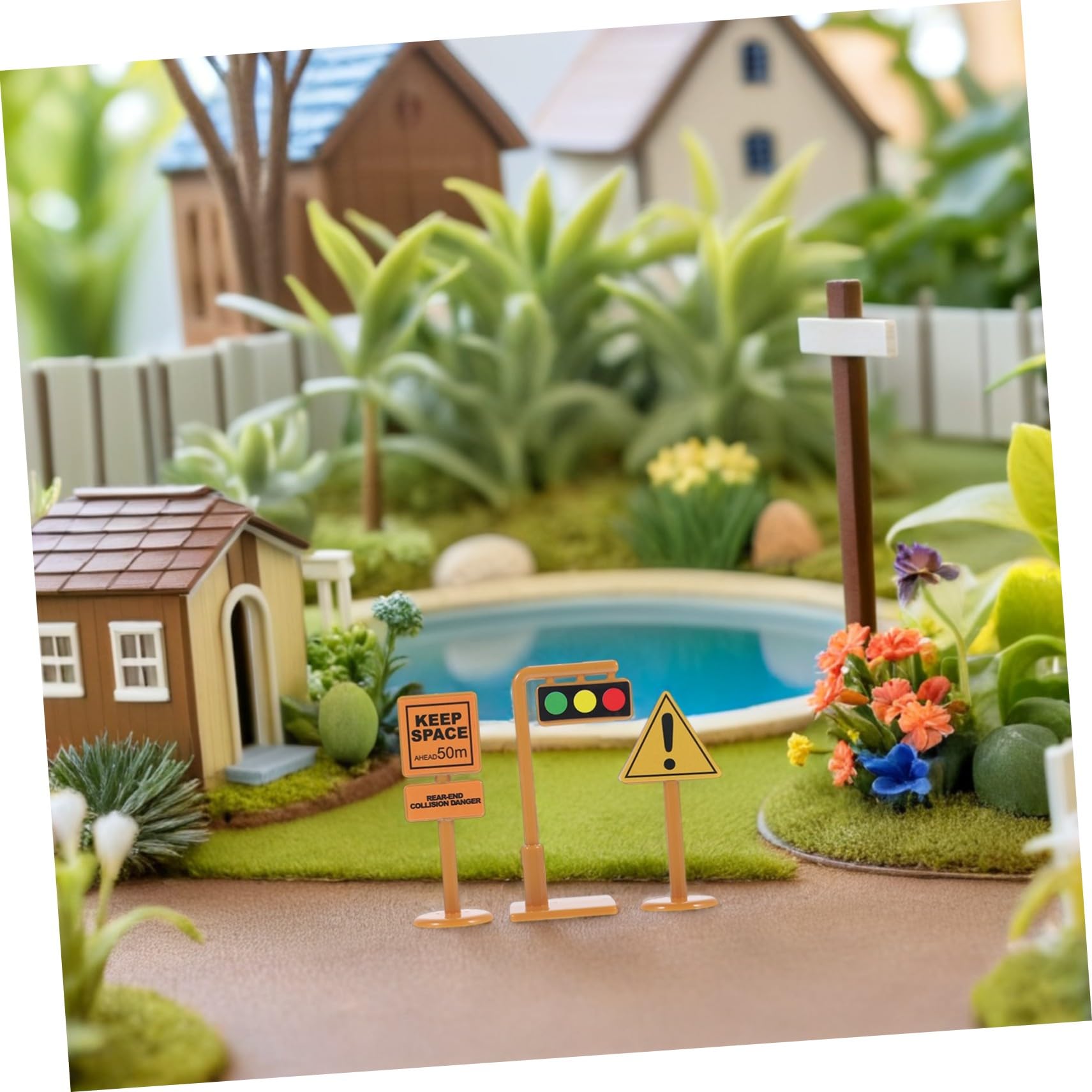 Segnali Stradali Gioco Educativo Bambini Set 45 Pezzi Plastica Resistente Miniatura per Apprendimento Sicurezza e creatività Gioco Interattivo Viaggio