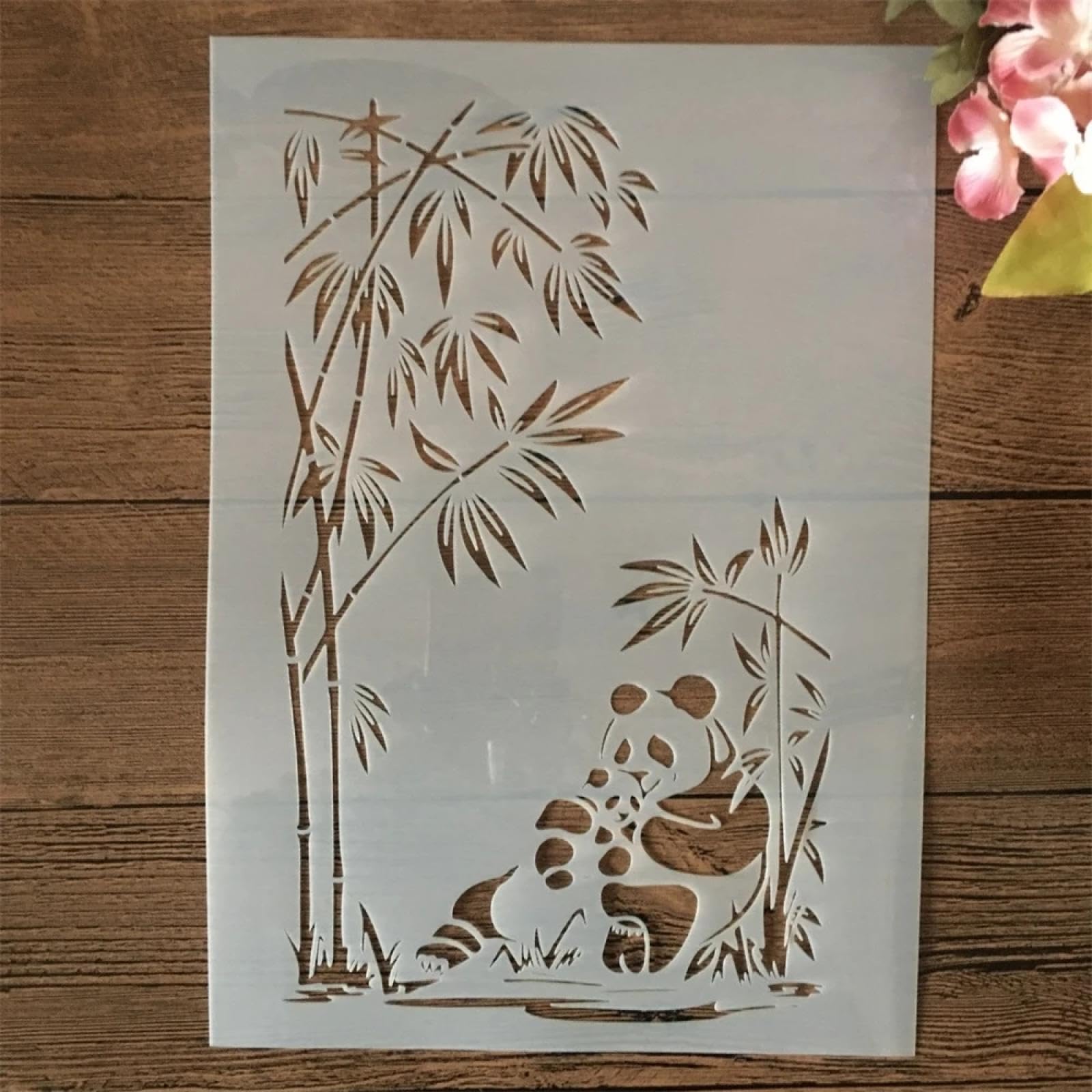 Pochoir réutilisables A4 pour peinture bois et tissu grand format 29 cm