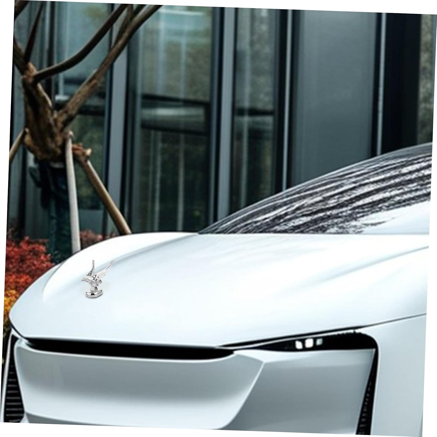 Luxshiny Plastic Eagle Hood Ornament Car Engine Hood Decoration Durable Fit for All Vehicle Models Easy Installation Symbolizing Strength and Freedom