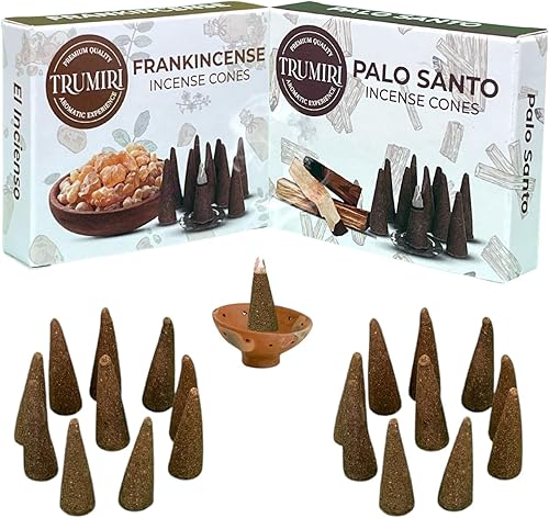 Miniatura 6 de Conos de incienso  Paquete combinado de 20 conos de incienso  10 incienso + 10 Palo Santo  Conos de insencia  Conos de incienso perfumados  Aromas