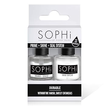 SOPHi Prime + Shine + Seal System Primer/Sealer + Topcoat assembled in box Non Toxic, Safe, Free of All Harsh Chemicals