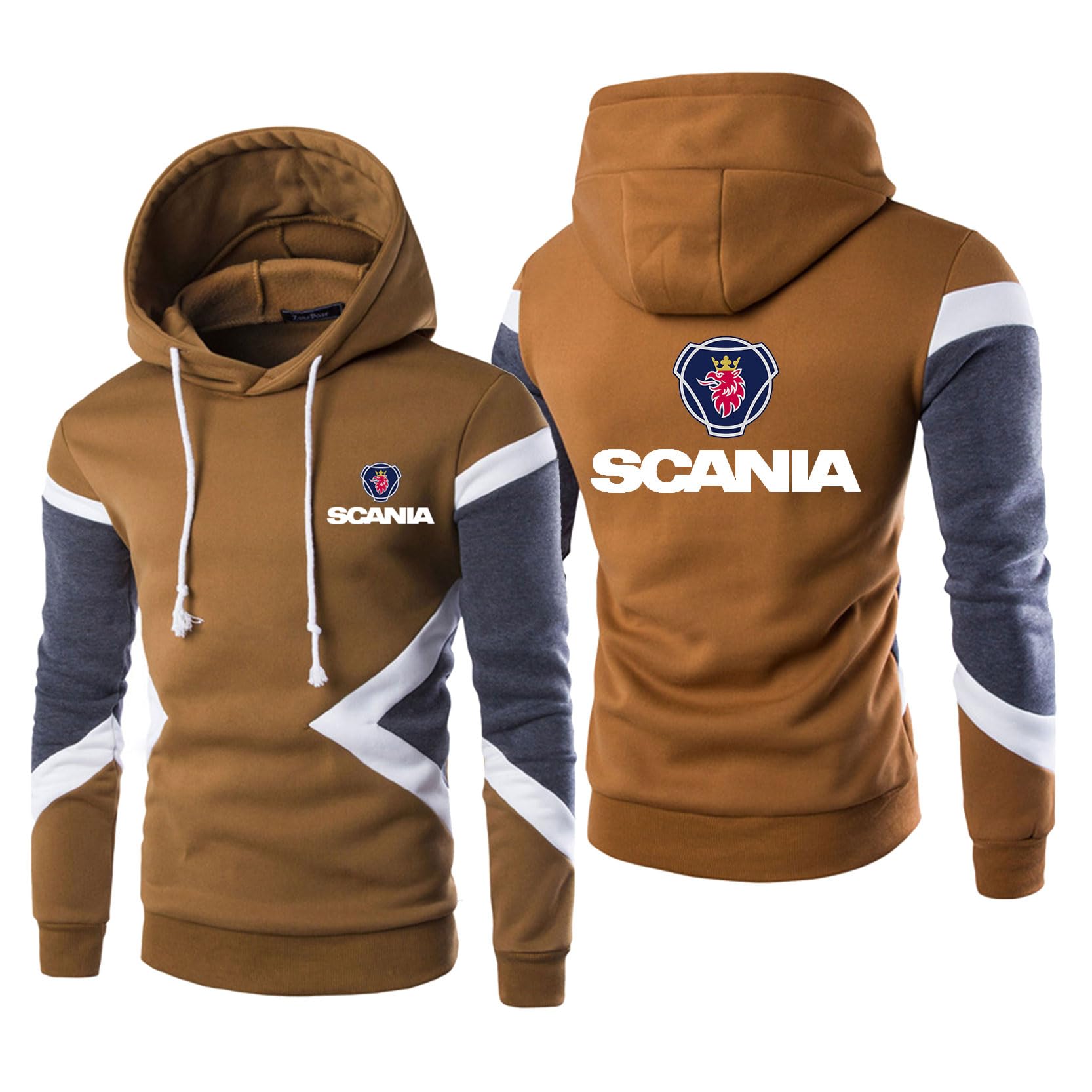 Sweat à capuche Scania anti-froid pull en polaire manches longues pour hiver