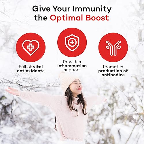 Miniatura 8 de Daiwa Peak Immune 4 - Potenciador natural del sistema inmunológico + aceite de krill Daiwa - Cápsulas de aceite de krill Omega 3