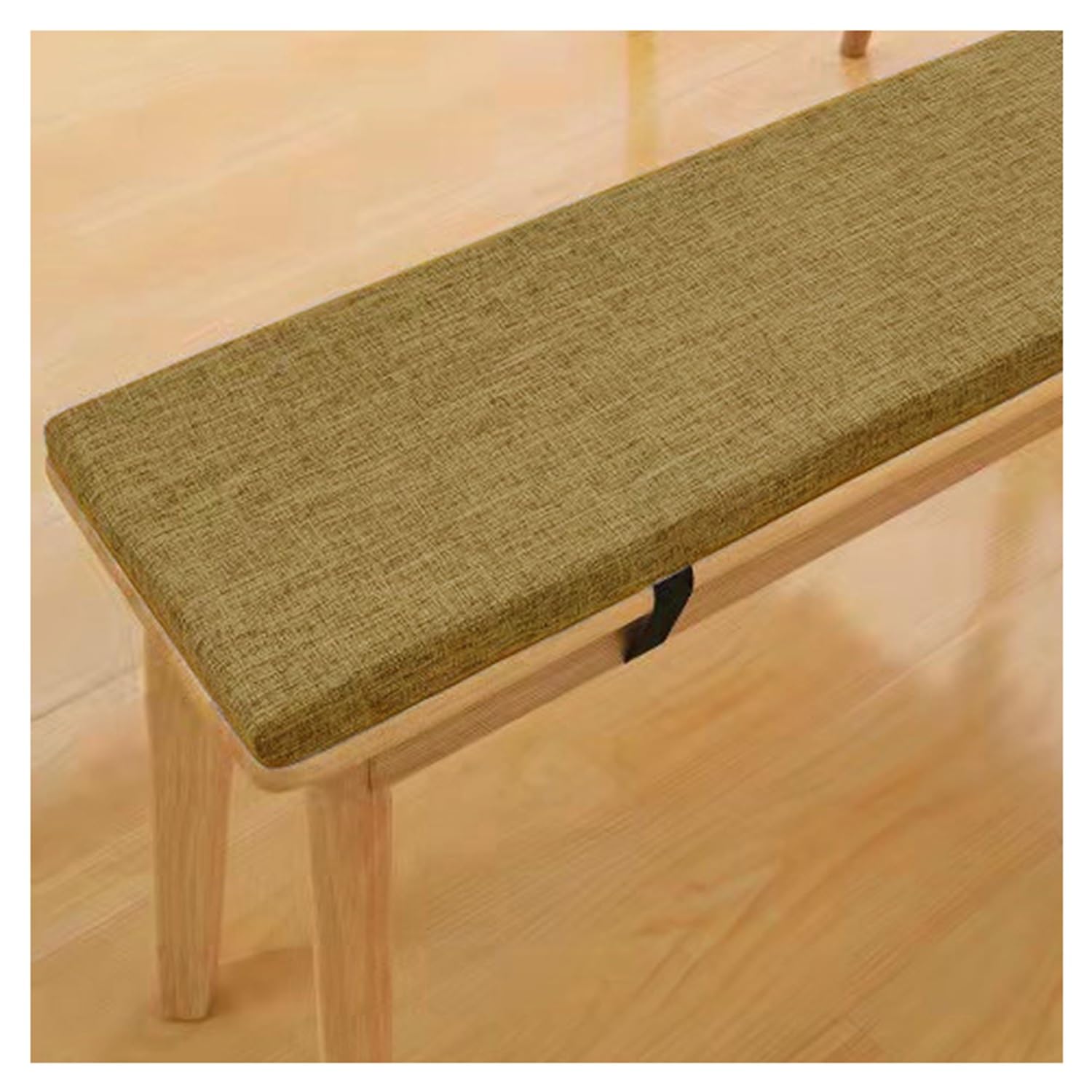 Coussin de banc lavable 180x40 cm antidérapant gris anthracite pour intérieur et jardin