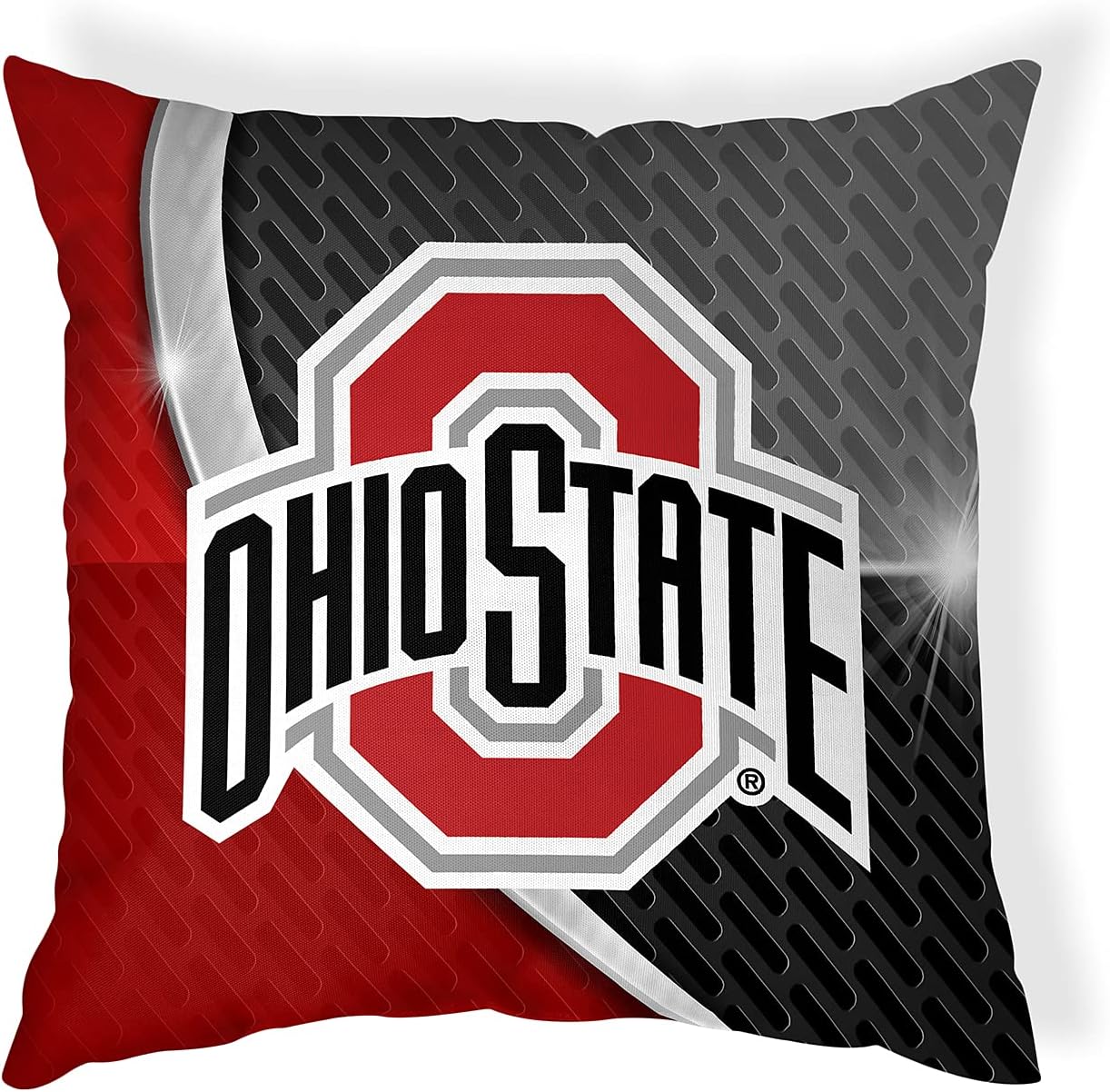 Ohio State Flash Throw Pillow | Personalized | Custom