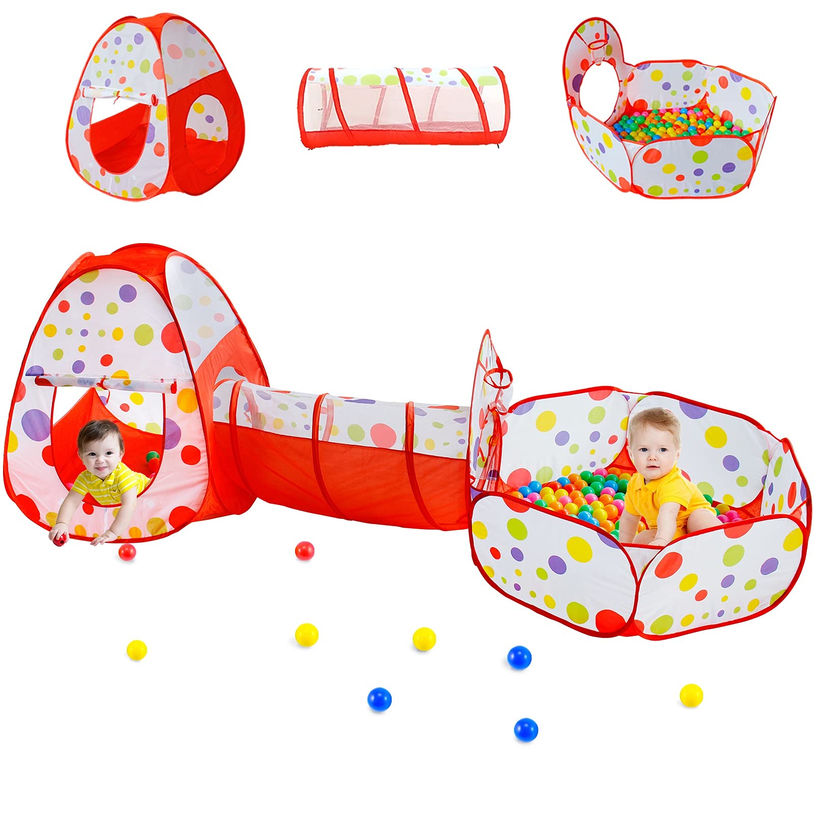 Patpat In Colorful Dotted Theme Play Tent Boys Desertcart INDIA